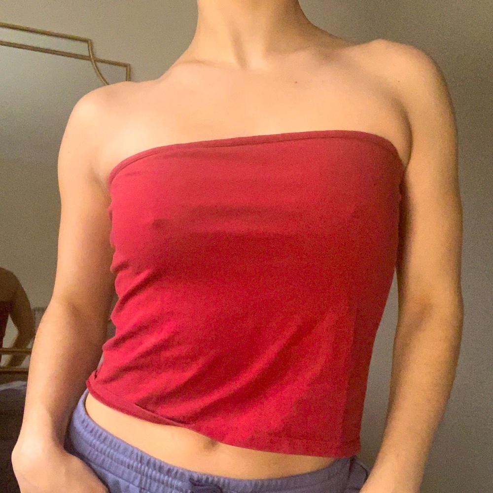 Silence and Noise Strapless Top